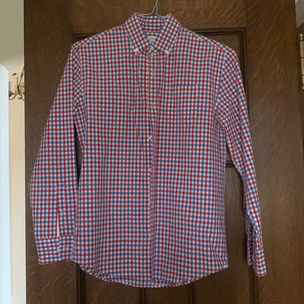 J crew, crew cuts, boy’s long sleeve button down